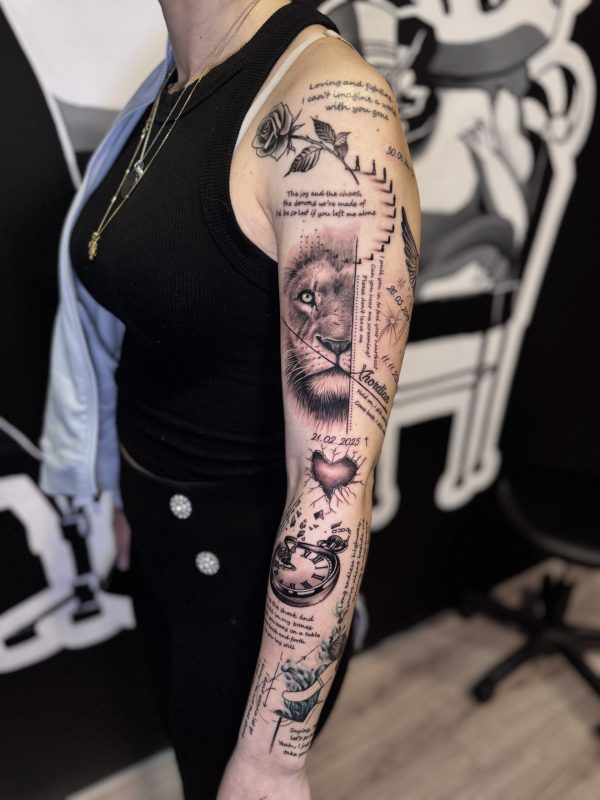 Blackwork tattoo by Jurgen Tattoo Artist